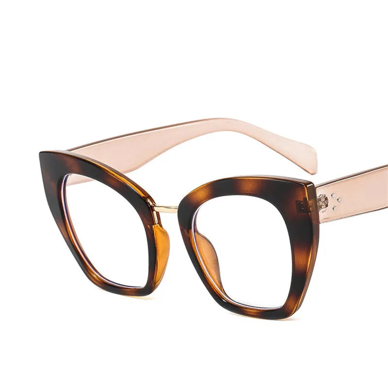 Stylish Oversized Anti Blue Light Reading Glasses for Women