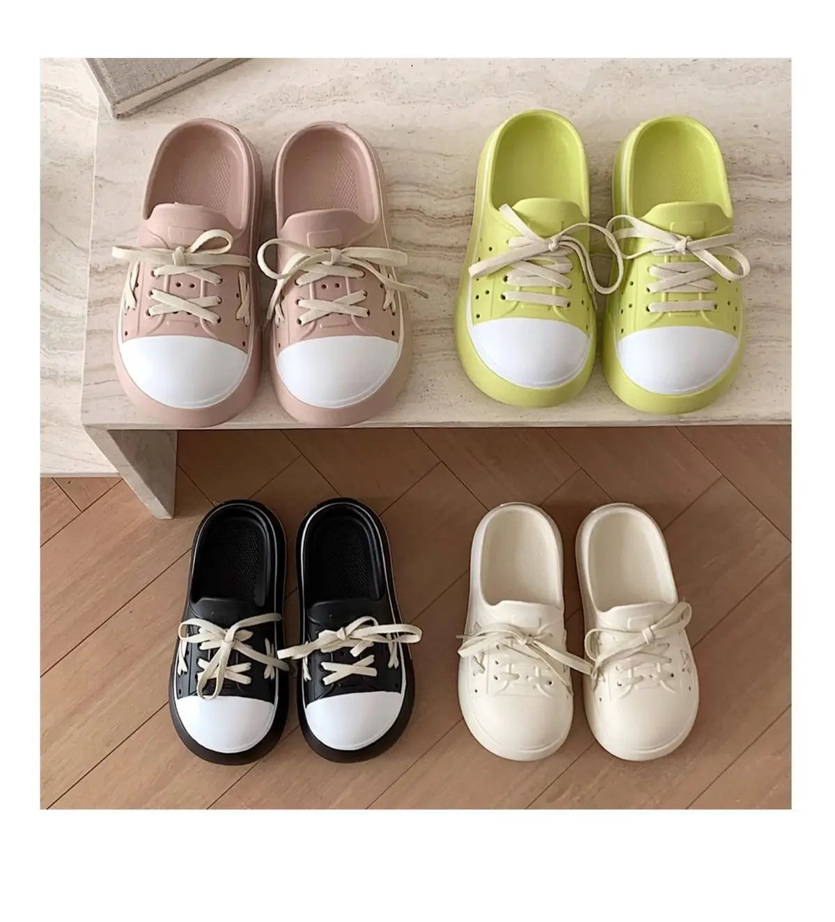 Waterproof Women's Lazy Half Slippers | Summer Casual Footwear