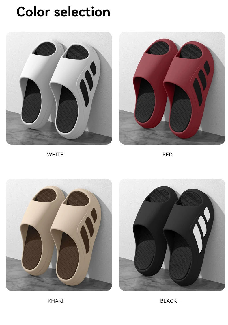 Men's High Aesthetic Anti-Slip Beach Slippers | Comfortable Slides