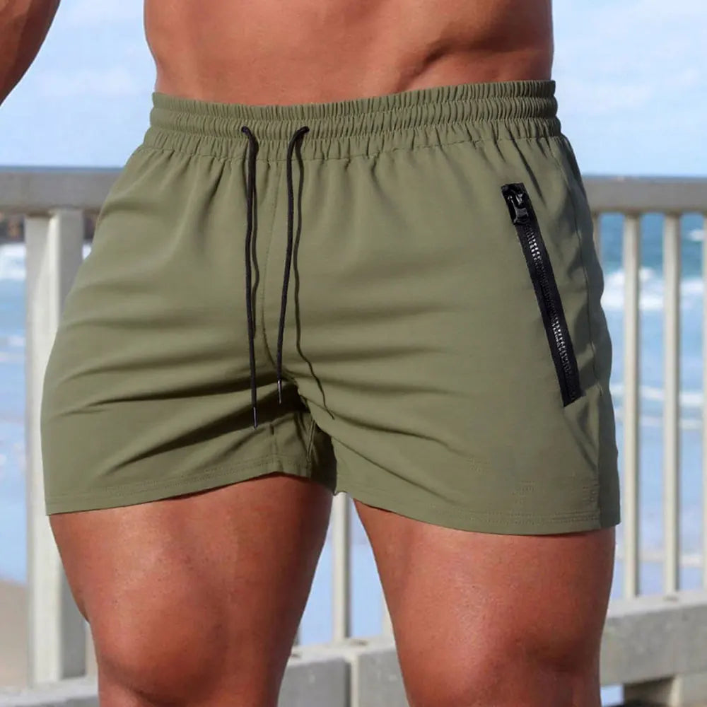 Bañador liso para hombre | Pantalón corto de baño de secado rápido