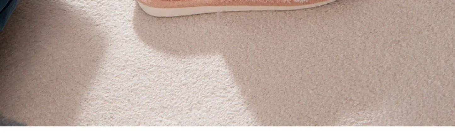 Pantuflas afelpadas de pata de gato para mujer | Zapatillas cómodas de invierno para interiores