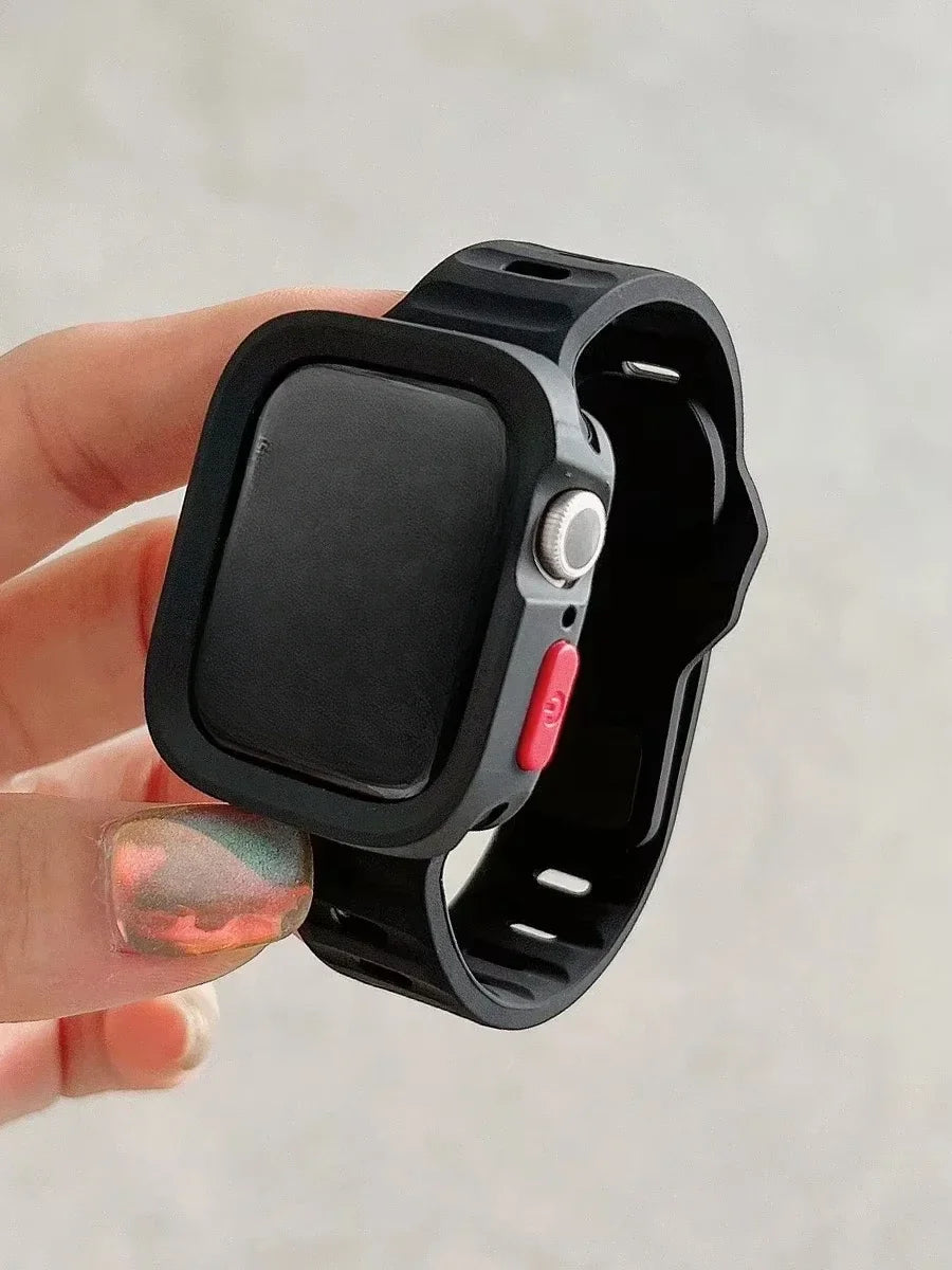 Silicone Case and Strap for Apple Watch | Stylish & Durable