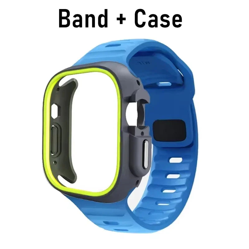 Versatile TPU Case & Silicone Strap for Smartwatches