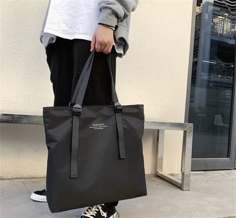 Unisex Large Capacity Waterproof Shoulder Bag | Multi-Function Tote