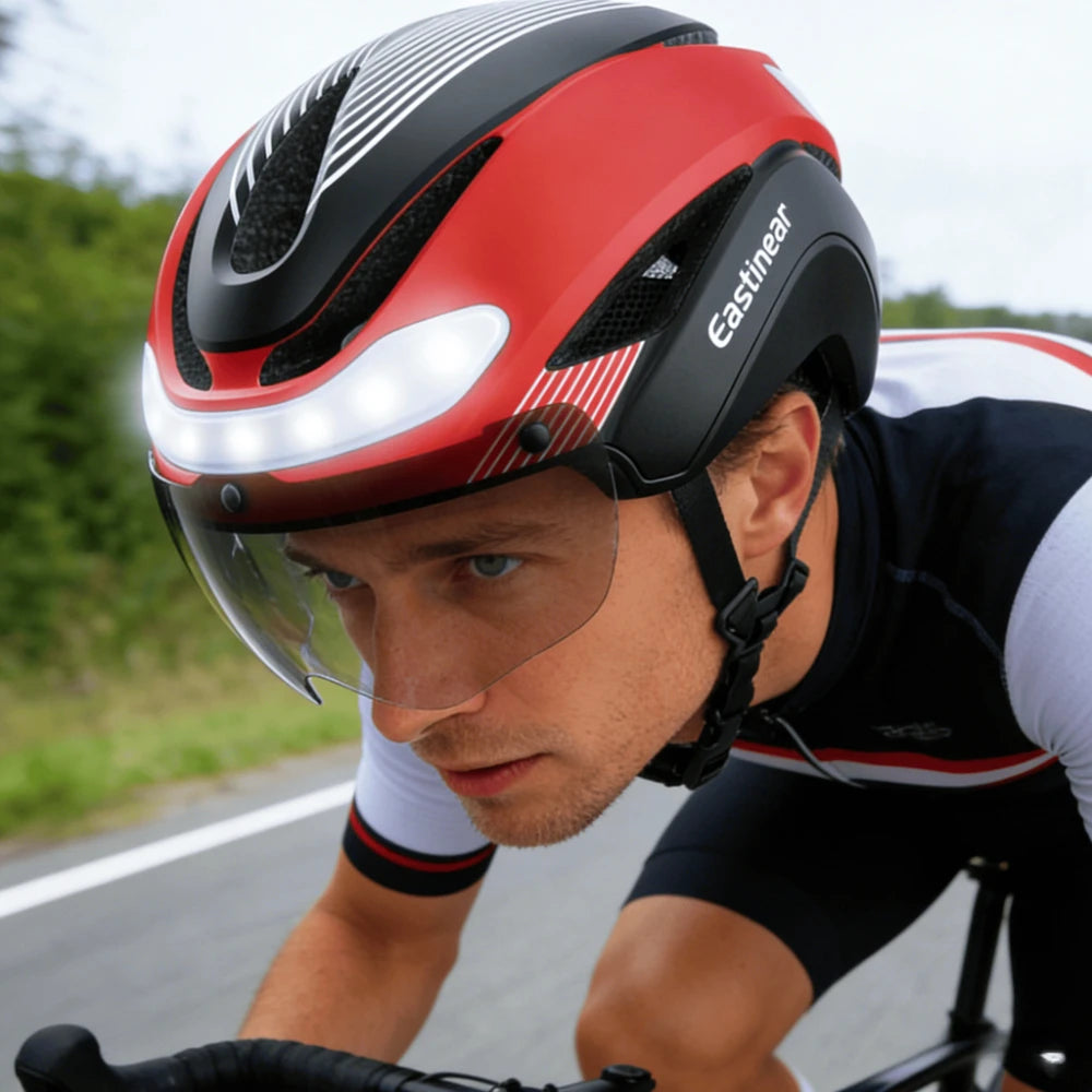 Urban Cycling Helmet with LED Lights and Turn Signals
