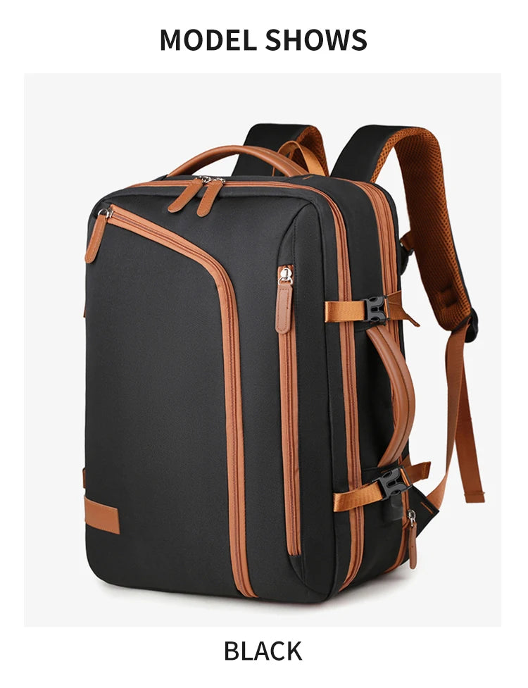 Unisex Simple Business Computer Backpack | Large-Capacity Travel Bag