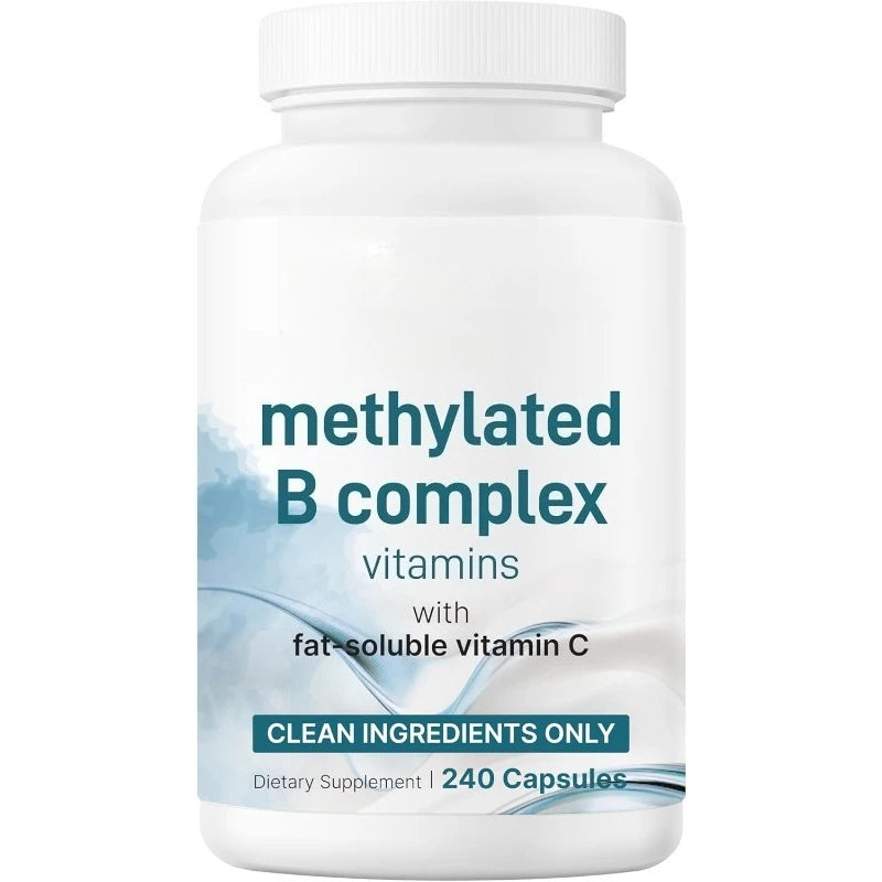 Methylated B Complex Capsules for Energy & Neurological Health