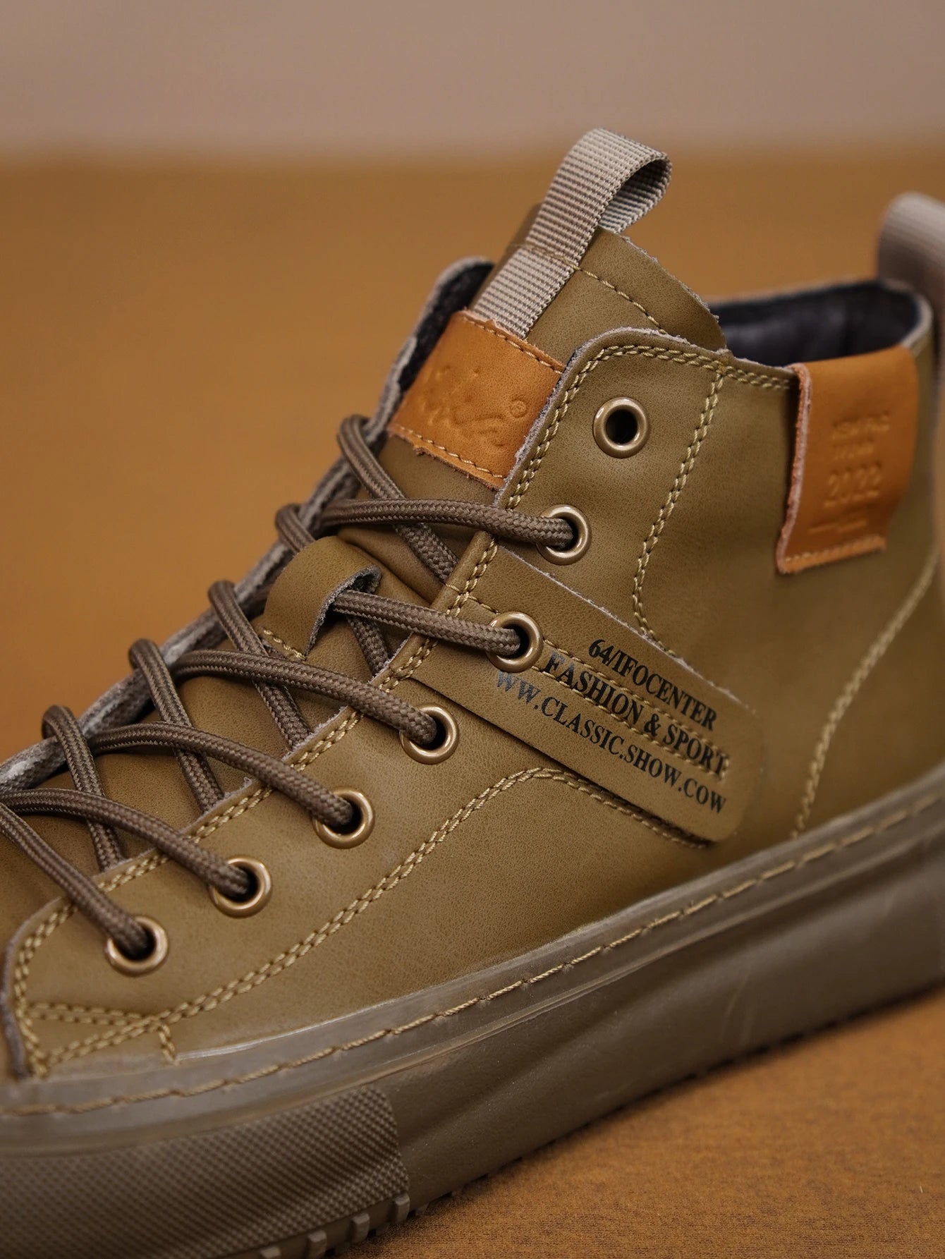 Men's High-Top Fashion Sneakers | Trendy Autumn & Winter Shoes