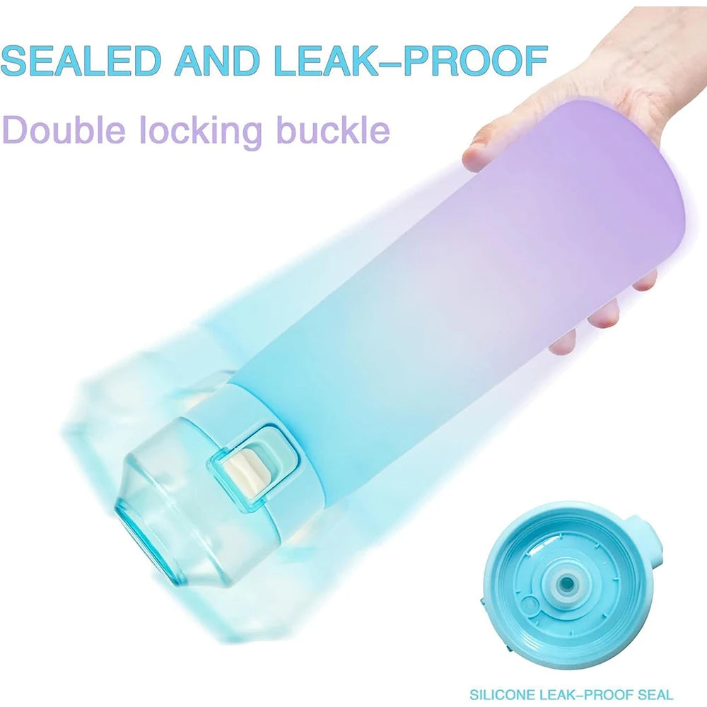 650ML BPA Free Sports Air Water Bottle | Flavor Pods Included