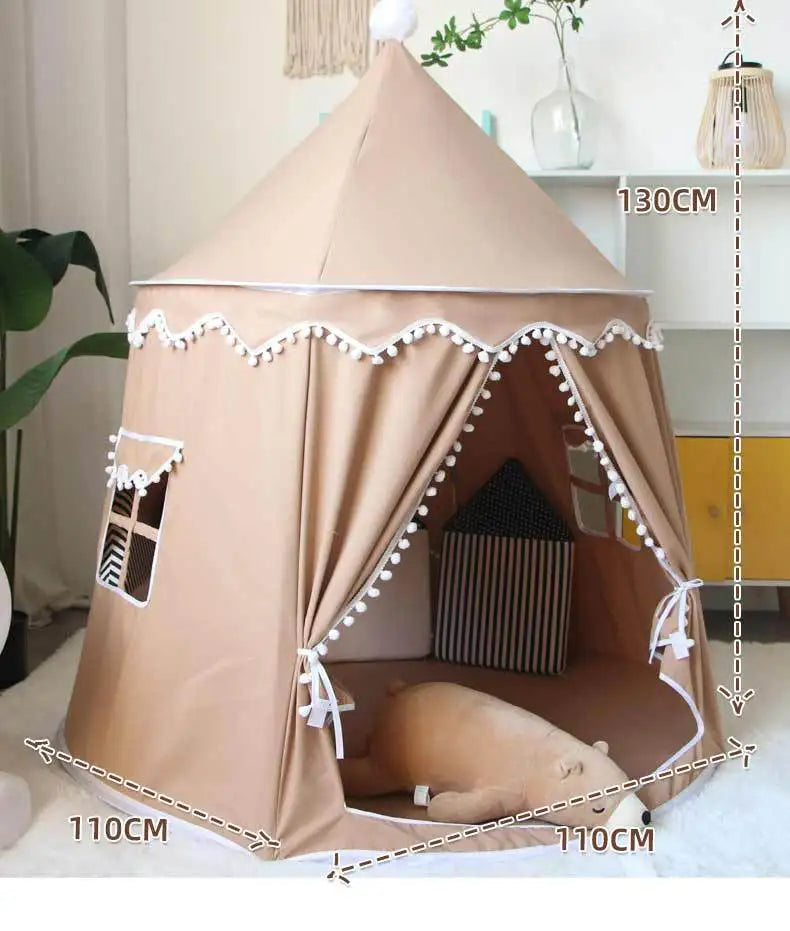 Large Folding Toy Tent for Kids | Perfect Playhouse Castle