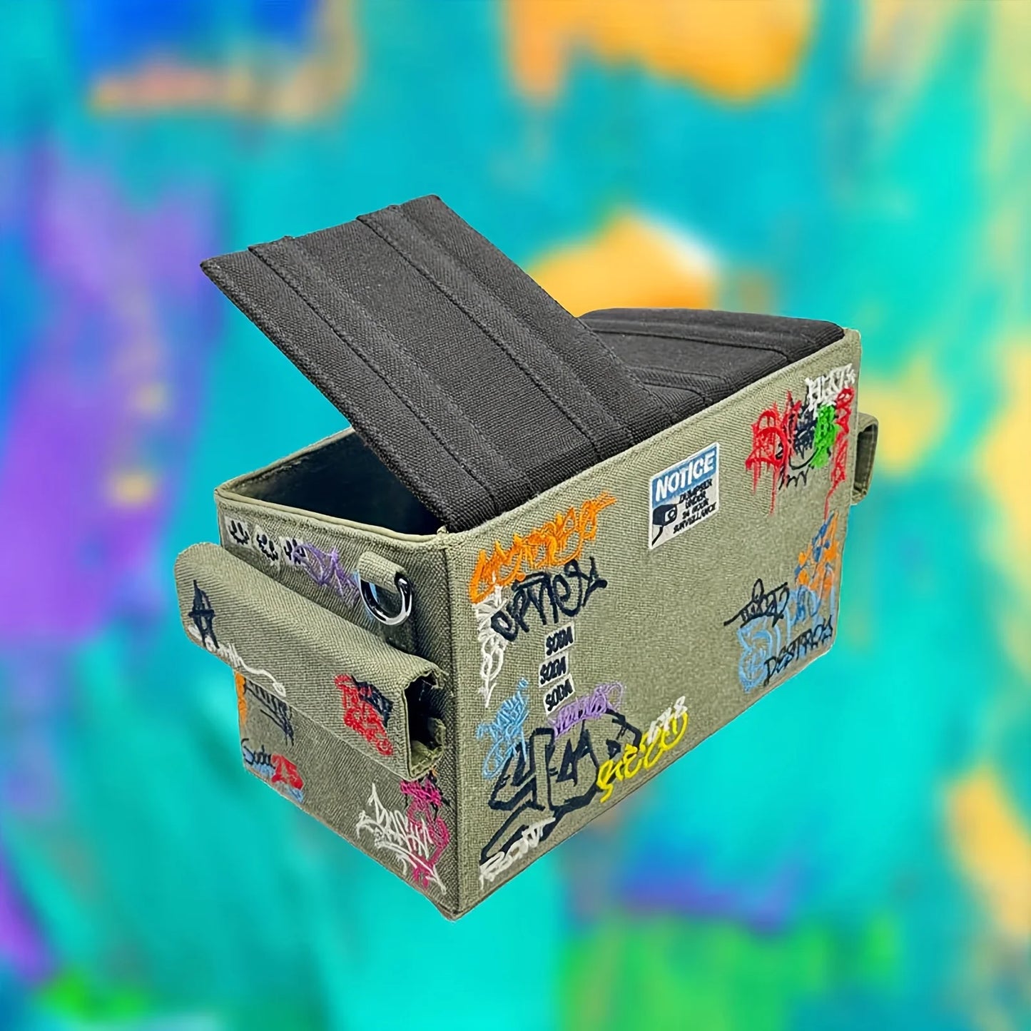 Anime-Themed Crossbody Bag | Large Capacity Graffiti Style