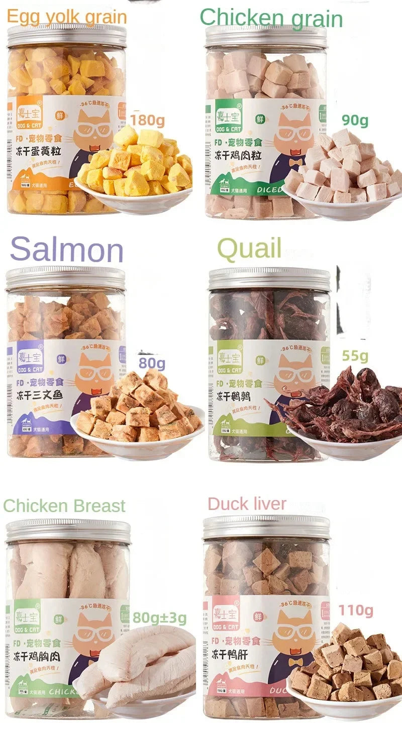 Freeze-Dried Pet Snacks | Premium Chicken, Duck & Beef Treats