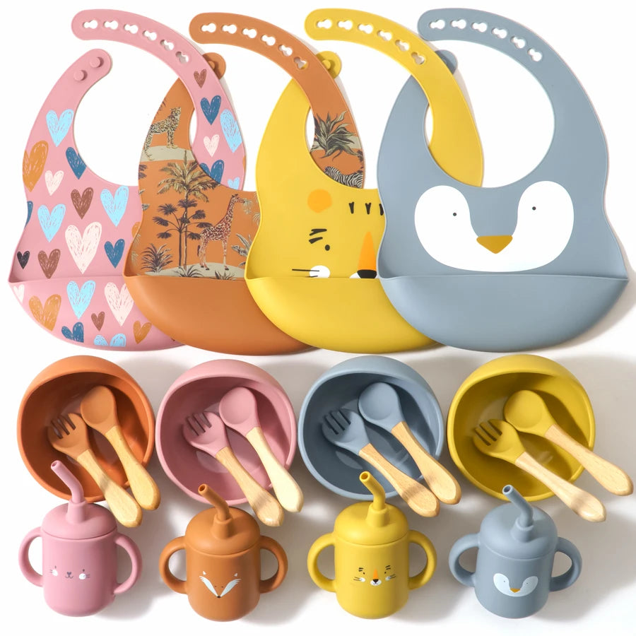 Silicone Baby Dinnerware Set | Safe & Fun Feeding Essentials