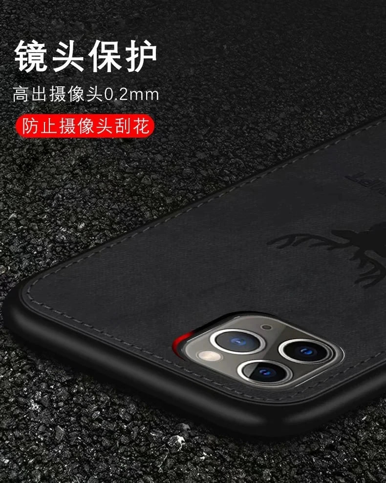 Funda protectora para iPhone de tela clásica | Cierre magnético y cobertura total