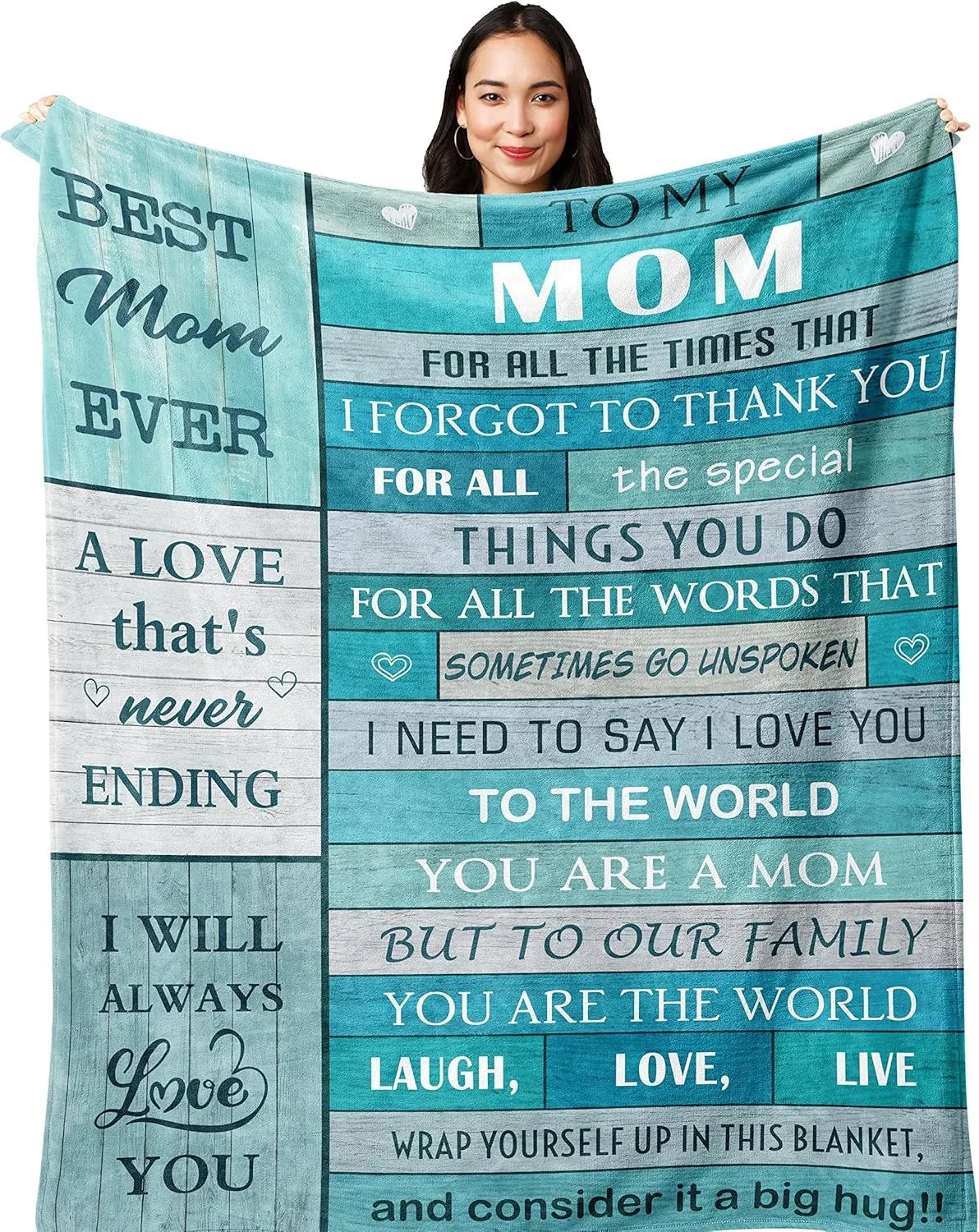 Super Soft Flannel Throw Blanket | Unique Gifts for Mom