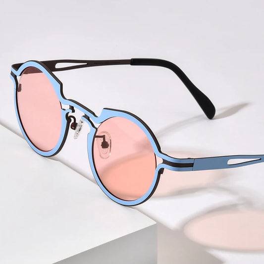 Elegantes gafas de sol polarizadas redondas vintage para cualquier aventura al aire libre