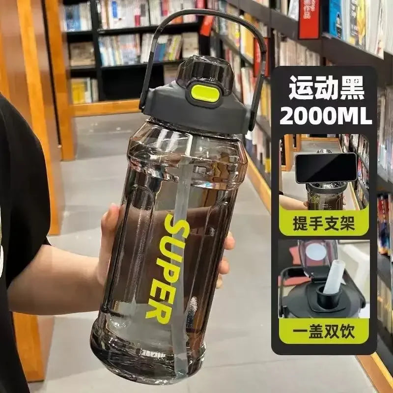 Large Capacity Leakproof Sports Water Bottle for Fitness & Travel