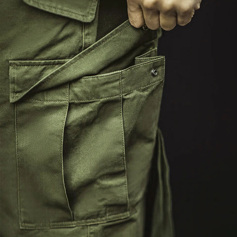 Men's Vintage Multi-Pocket Tactical Cargo Pants | All-Season Comfort
