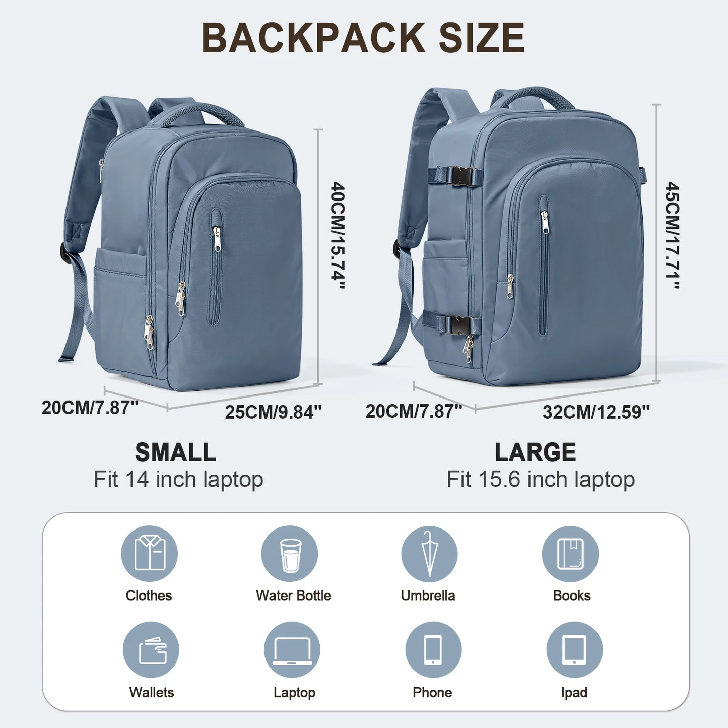 Large Capacity Travel Backpack | Unisex Cabin Bag for All