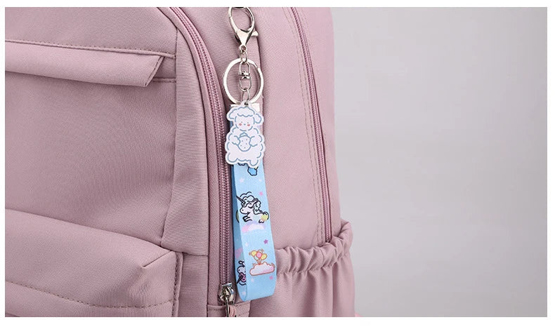 Stylish Pink School Backpack for Girls | Fashion Meets Functionality
