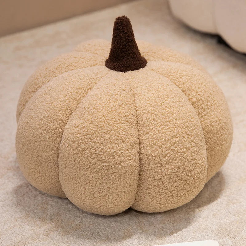 Halloween Pumpkin Plush Pillow | Cozy Decorative Cushion for Fall