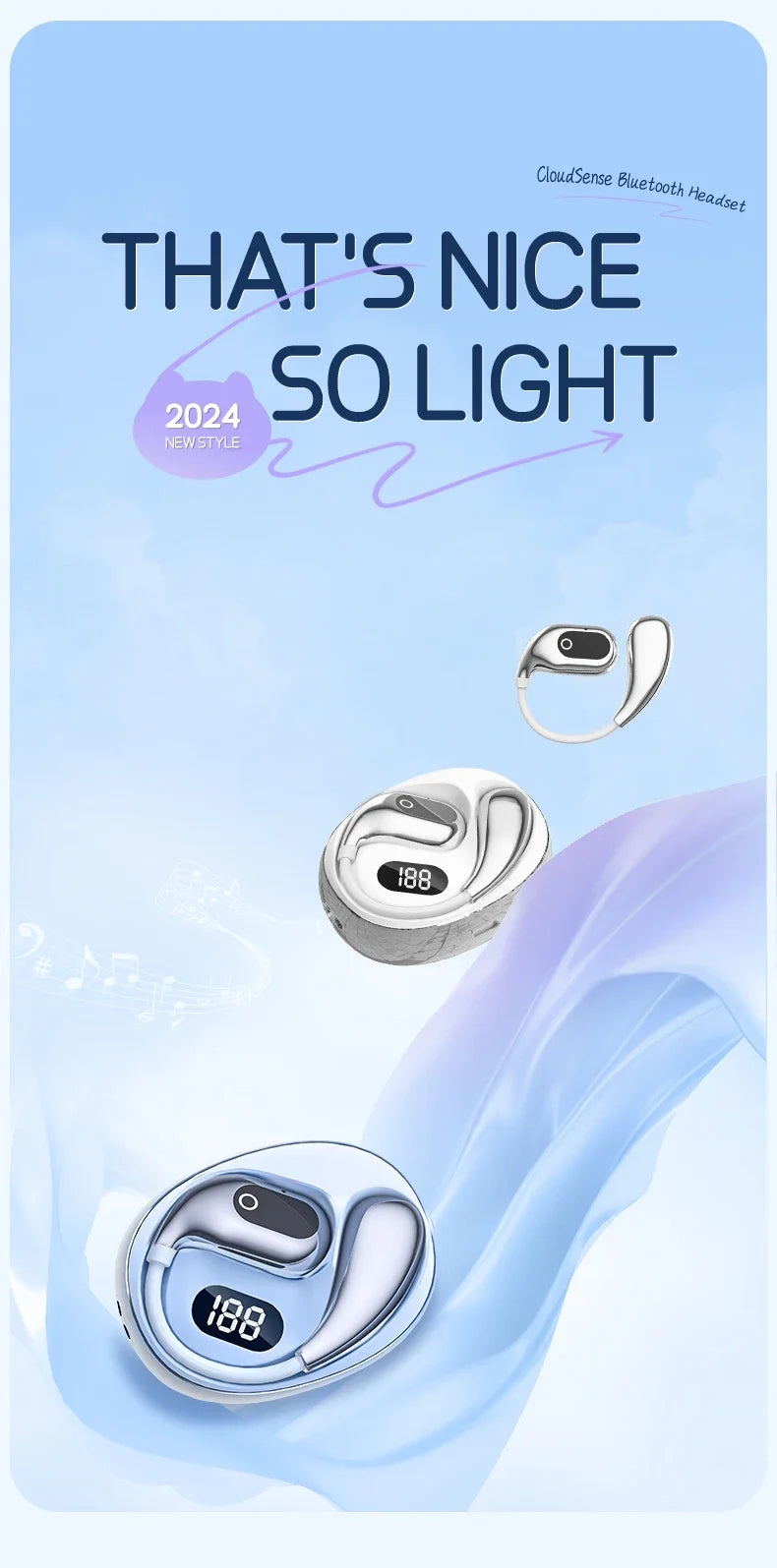 Two-Way Real-Time Wireless Translators | 144 Language Translation Earphones
