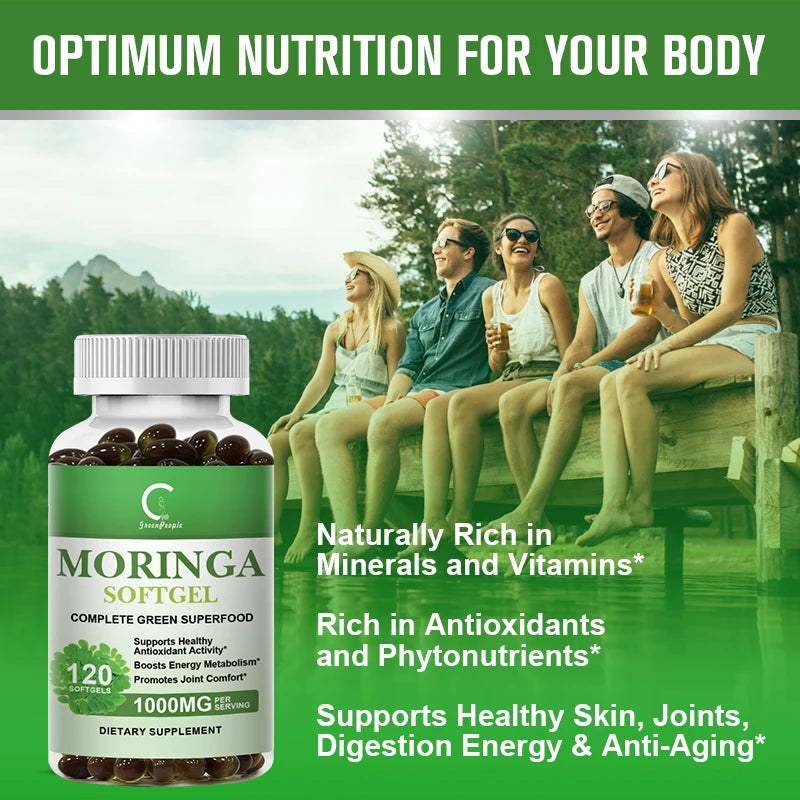 Premium Moringa Softgels | Enhance Energy & Joint Health