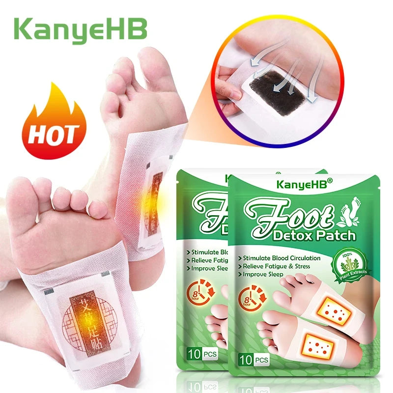 Detox Foot Patches | Natural Toxin Cleansing and Stress Relief