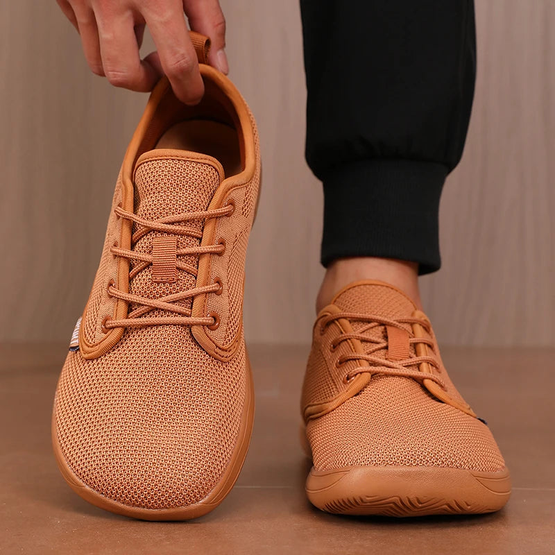Breathable Wide Toe Men Shoes | Comfortable Casual Walking Footwear
