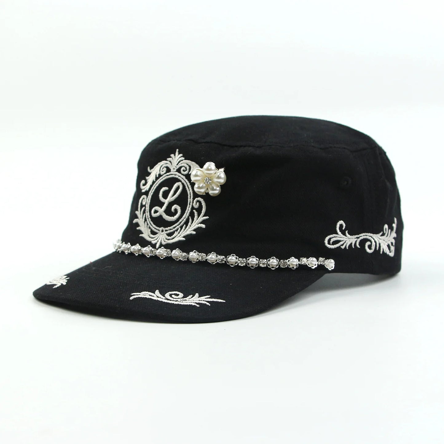 Retro Embroidered Duckbill Caps | Casual Leopard Print Baseball Hat