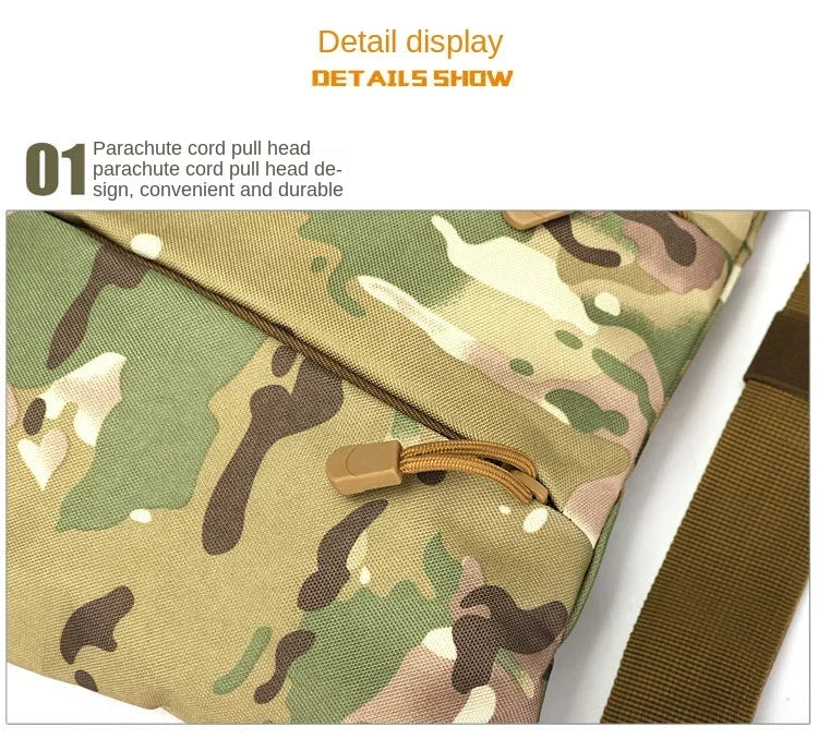 Men's Camouflage Tactical Chest Bag | Waterproof Crossbody Bag