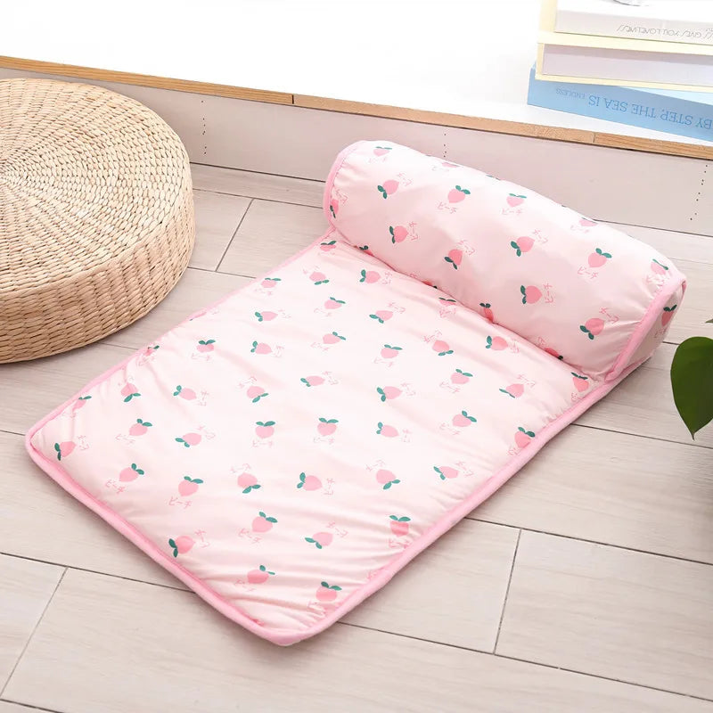 Summer Pet Cooling Mat | Breathable & Washable Ice Pad for Pets