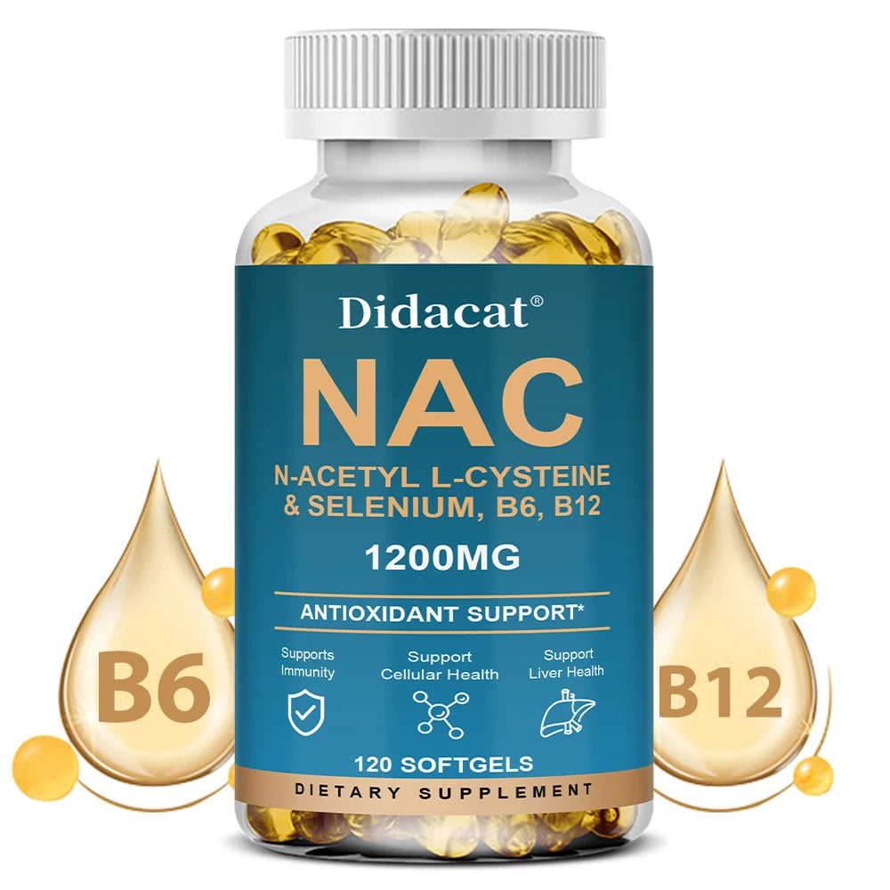 N-Acetyl-L-Cysteine Capsules 1200mg | Boost Health Naturally