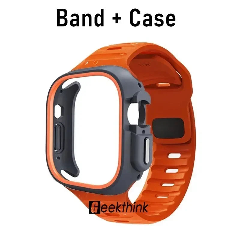 Versatile TPU Case & Silicone Strap for Smartwatches