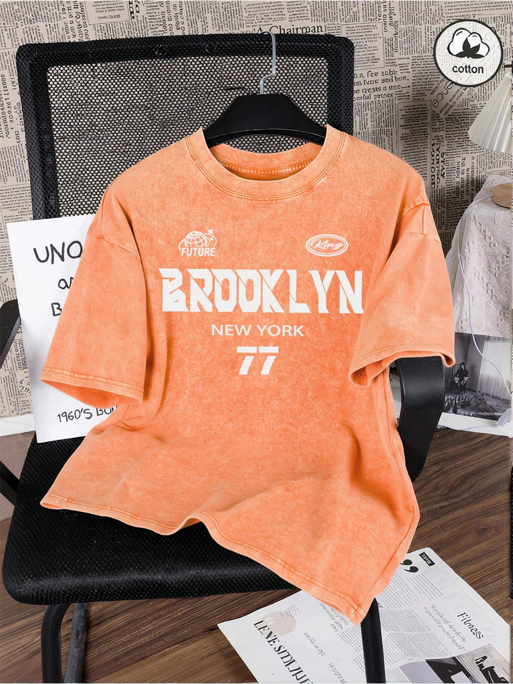 Men's Oversized Cotton T-Shirts | Casual Summer Short Sleeve Tops