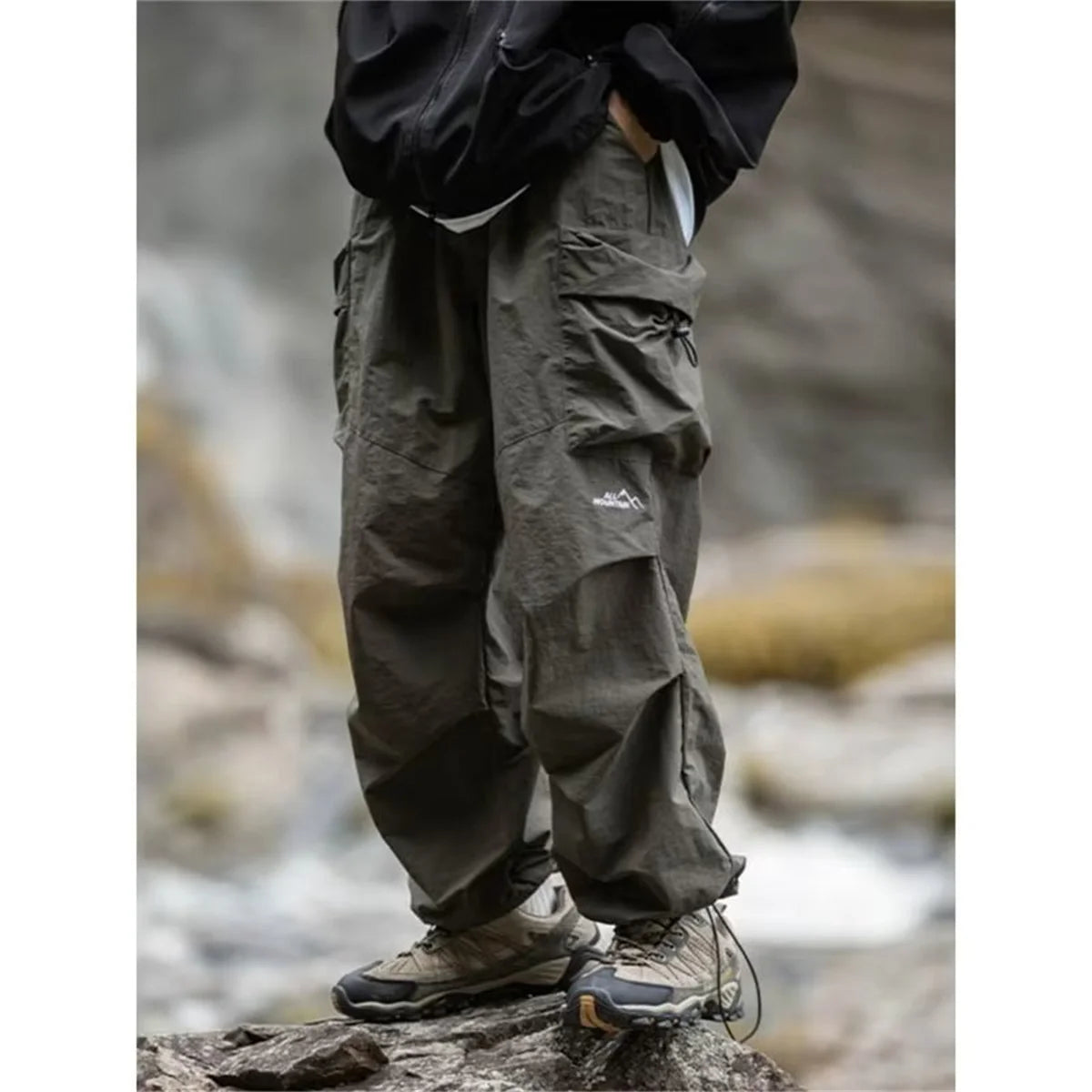 Men's Waterproof Hip Hop Cargo Pants | Stylish Casual Workwear