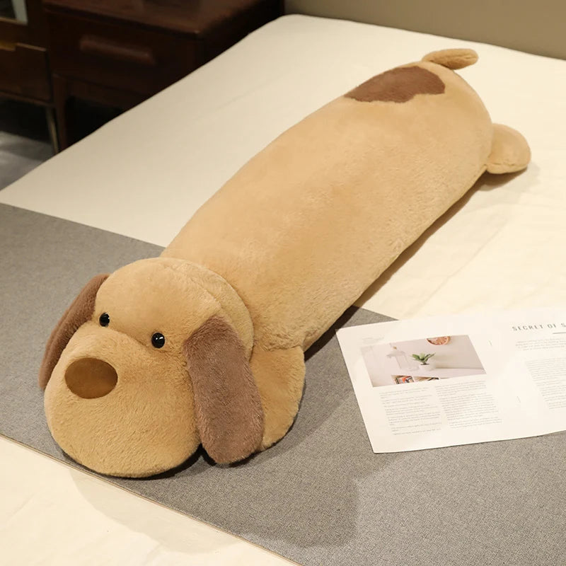 Cute Long-Haired Dog Plush Toy | Adorable Stuffed Animal Pillow