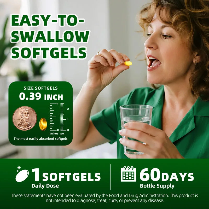 Organic Garlic Capsules for Cholesterol & Heart Health Support