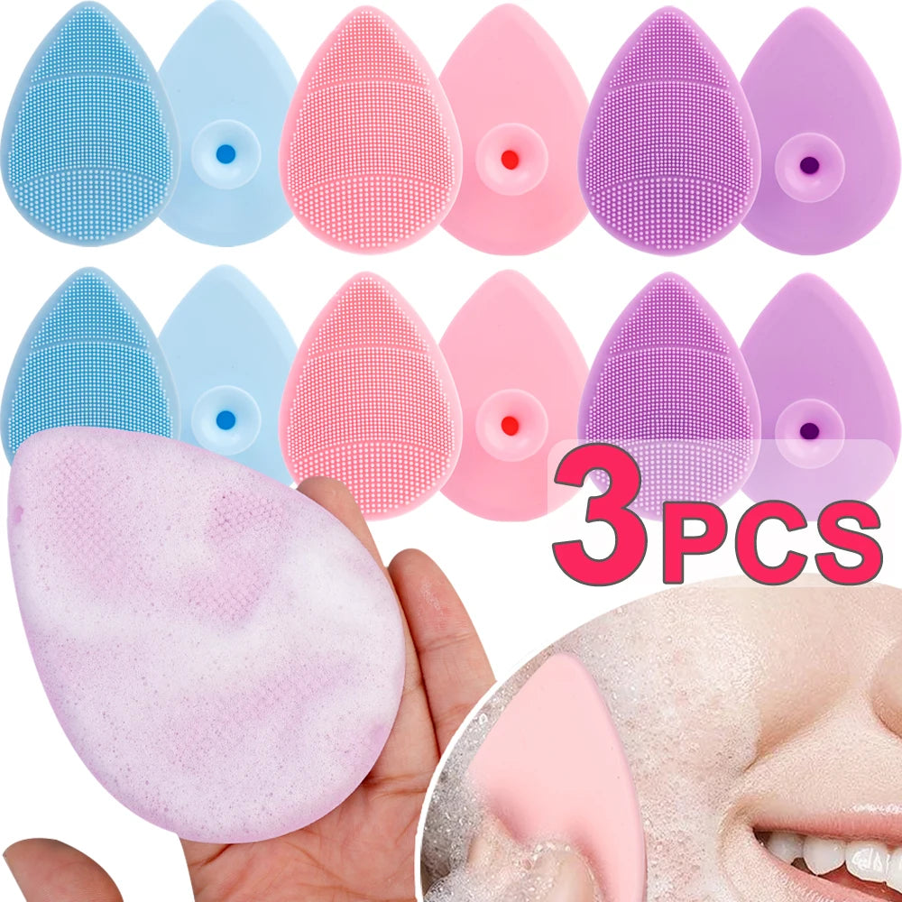 Soft Silicone Face Cleansing Brush | Gentle Skin Massager