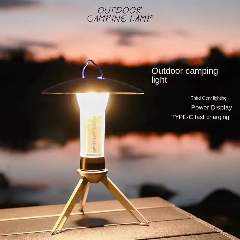 Linterna de camping portátil | Linterna LED brillante para diversión al aire libre