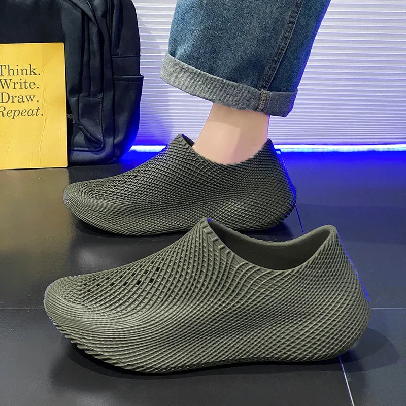Designer Lightweight Luxury Summer New 3D Hole Hole Shoes Full Wrap Couple Casual Sandals Outdoor Beach Shoes for Men