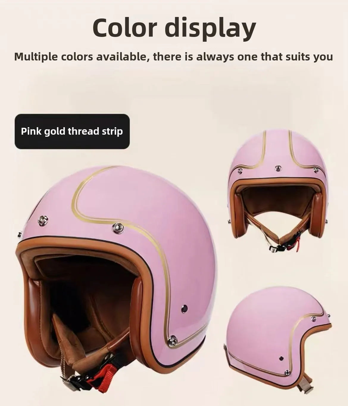 Budget 3/4 Open Face Motorcycle Helmet | DOT Certified Safety Gear