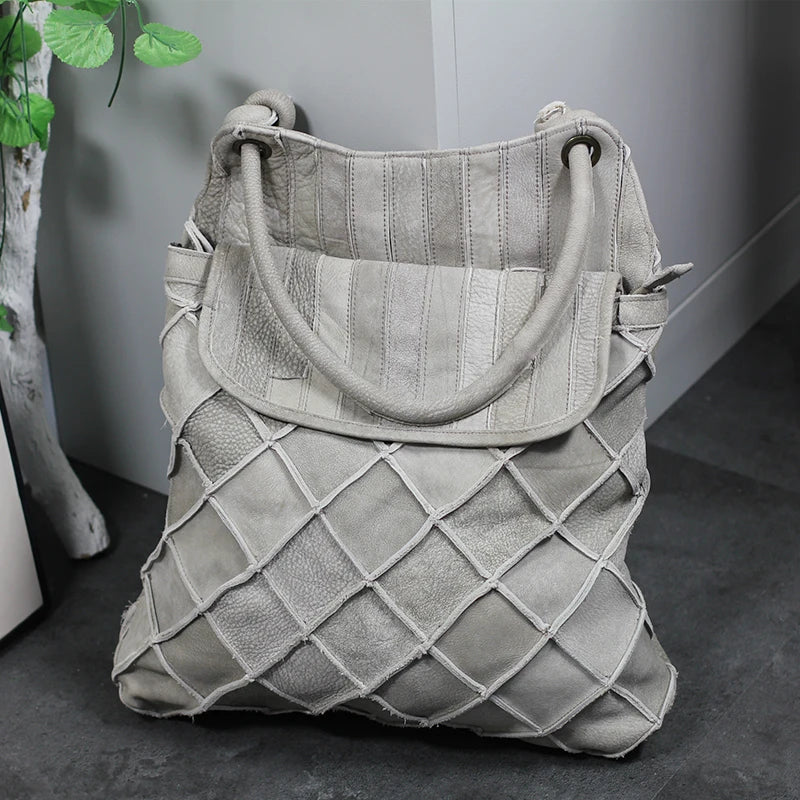 Multifunctional Leather Backpack for Women | Large Capacity Travel Bag