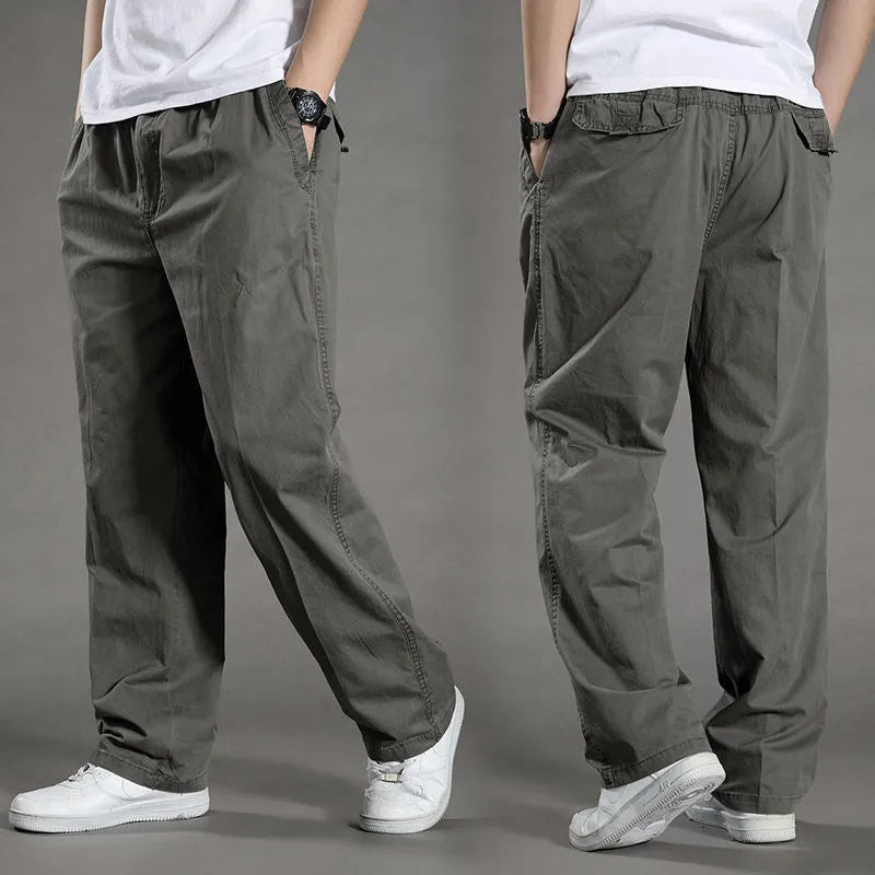 Men's Cotton Cargo Pants | Casual Sports Sweatpants for Every Day