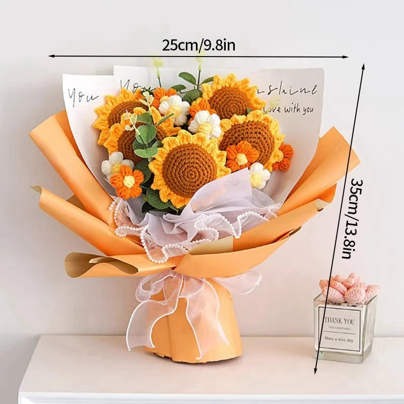 Ramo Eterno de Flores de Ganchillo | El Regalo Perfecto para Cualquier Ocasión