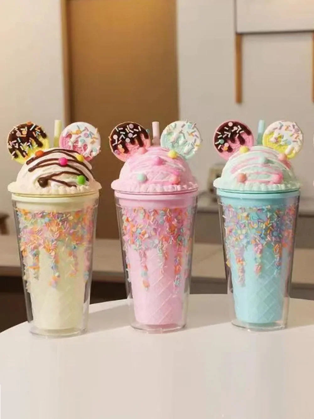 450ml Cute Water Bottle for Girls | BPA Free Double Wall Tumbler