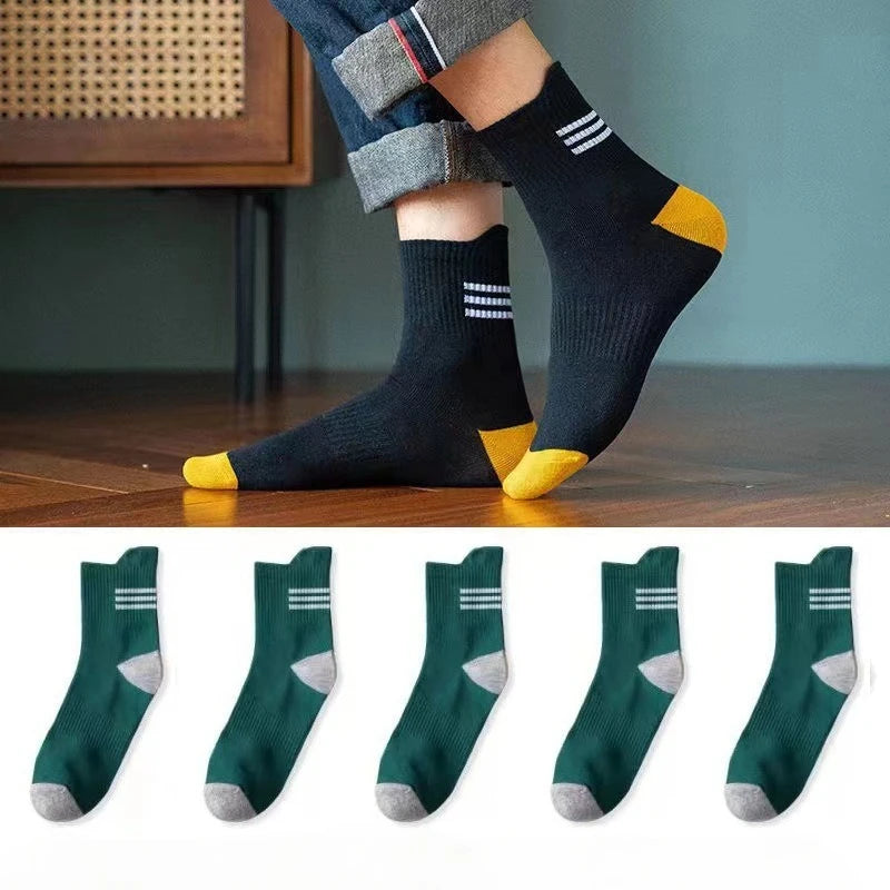 Men's Comfortable Mid-Length Sport Socks | 10 Pairs of Warm Style 2026