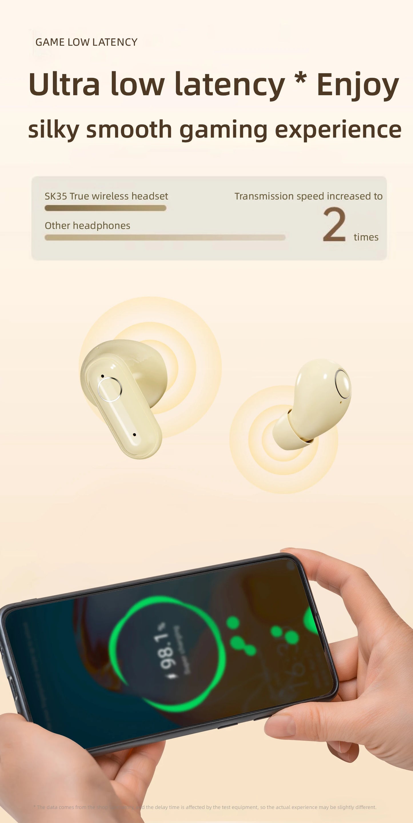 Long Range Bluetooth Earphones Wireless for Sports Running