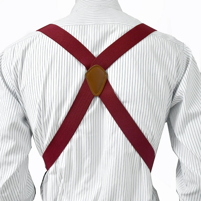 Adjustable Men's Suspenders | Stylish Elastic Braces for Pants