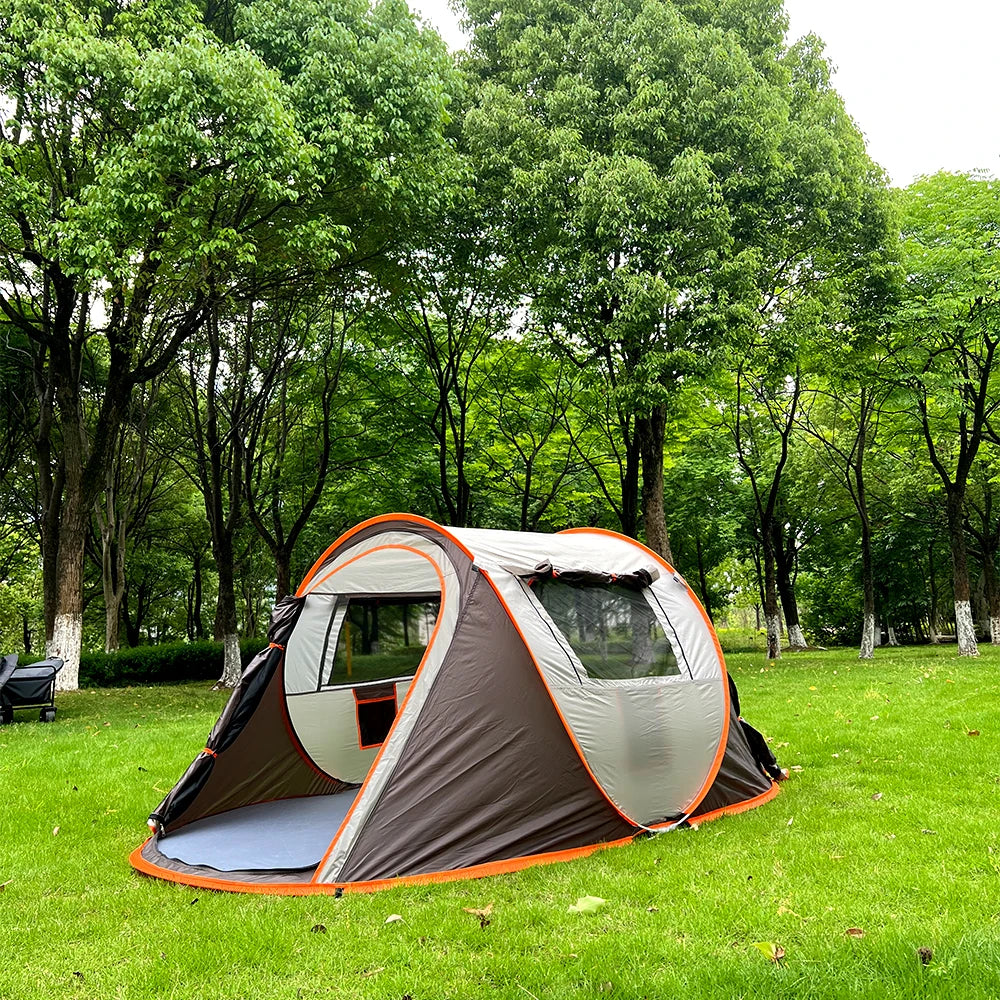 Spacious Waterproof Pop-Up Tent for 5-8 People | Quick Open Design